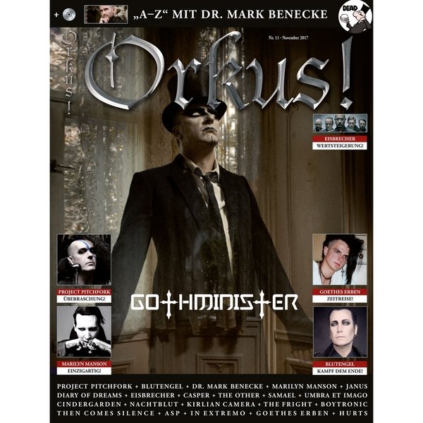 ORKUS! 11/2017 - ASP + GOTHMINISTER