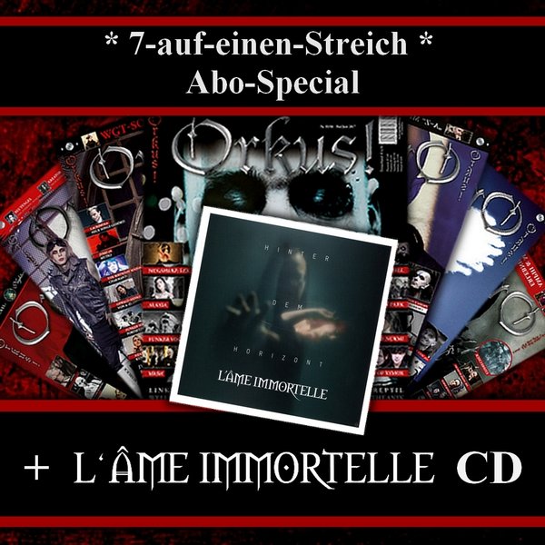 7-Auf-Einen-Streich + L'âme Immortelle "Hinter dem Horizont" CD*