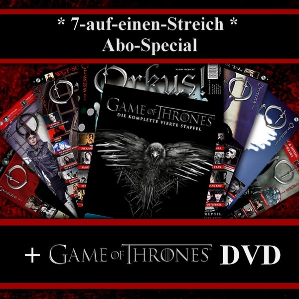 7-Auf-Einen-Streich + Game of Thrones - Die komplette vierte Staffel DVD