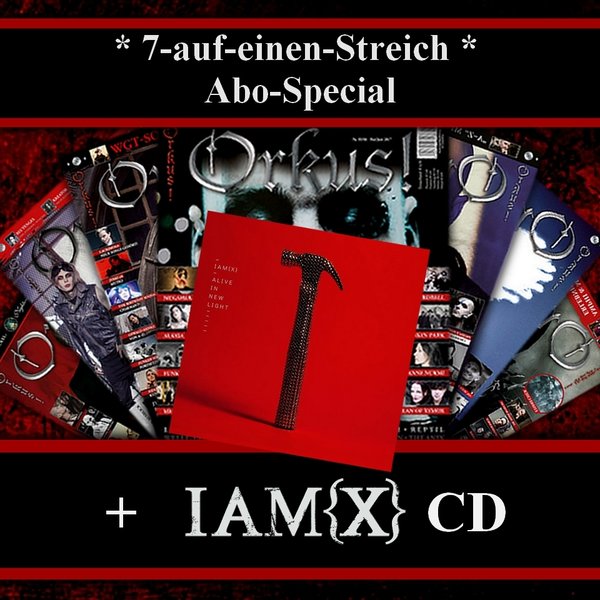 7-Auf-Einen-Streich + IAMX "ALIVE IN NEW LIGHT" CD