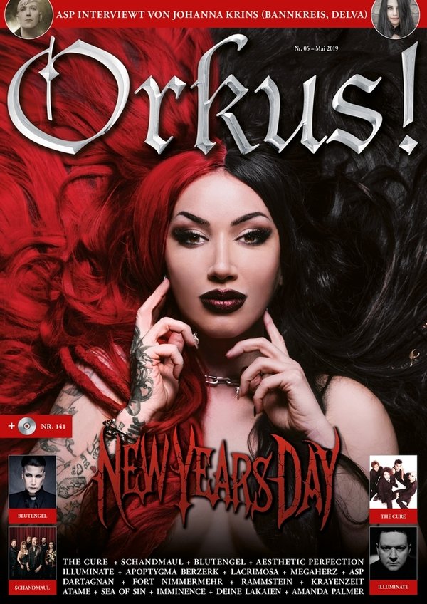 Orkus! 05/2019 "RAMMSTEIN" + "NEW YEARS DAY" + "ASP" neu!!! *