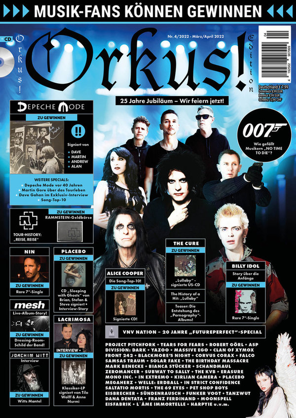 Orkus! März/April 2022 mit Depeche Mode